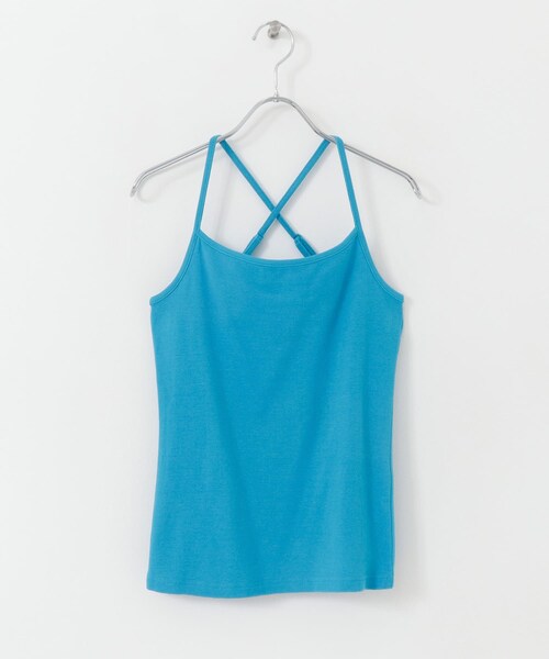 ITEMS URBANRESEARCH（アイテムズ アーバンリサーチ）の「リップルバッククロスキャミソール（キャミソール・レディース・TRQ/BLK/GREGE/RED/WHT・FREE）」の16枚目の写真