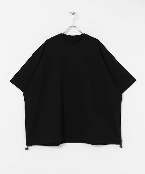 URBAN RESEARCH（アーバンリサーチ）の「dDdDdDd　BIG DRAWSTRING SHORT-SLEEVE T-SHIRTS（Tシャツ/カットソー・メンズ・WHITE/BLACK/NAVY/M.GRAY・S/M/L/XL/XXL）」の2枚目の写真