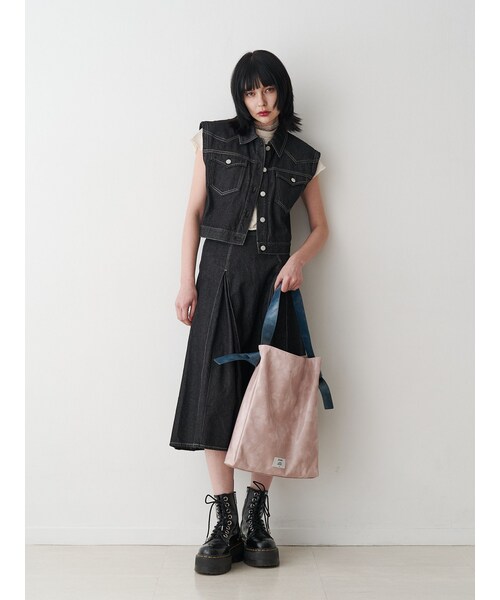 jouetie（ジュエティ）の「マルチWAYベストセットアップ（セットアップ・レディース・ブラック/ピンク/ブルー/イエロー/パープル・M）」の2枚目の写真