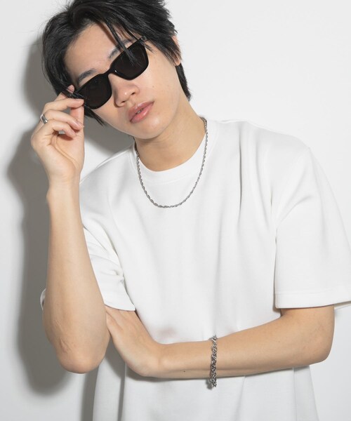 SENSE OF PLACE by URBAN RESEARCH(センスオブプレイスバイアーバンリサーチ)の「キャットアイサングラス(メガネ・メンズ・BLK×BLU/BLACK/CLR BRN・one)」の16枚目の写真