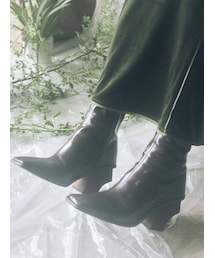 merry jenny | woodヒールミドルブーツ(ブーツ)