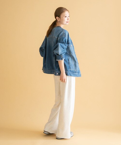 URBAN RESEARCH Sonny Label（アーバンリサーチサニーレーベル）の「スウェットワイドパンツ（スウェットパンツ・レディース・グレー/オートミール・36/38）」の10枚目の写真