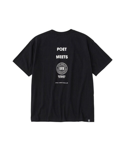 bonjour records(ボンジュールレコーズ)の「POET MEETS DUBWISE/ポエトミーツダブワイズ KOMPAKTRECORD BAR+PMD T-Shirt(Tシャツ/カットソー・レディース・ブラック/ホワイト・L/M/XL)」の8枚目の写真