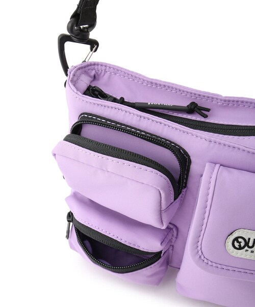 ROPE'（ロペ）の「【OUTDOOR PRODUCTS】別注3WAYサコッシュ（ショルダーバッグ・レディース・ブラック/ベージュ/パープル・F）」の21枚目の写真