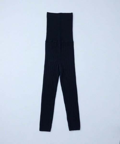 ADAM ET ROPE'(アダムエロペ)の「【J'aDoRe・店舗限定】【Y YO_cashmere(イーヨ カシミヤ)】cable long leggings(レギンス/スパッツ・レディース・ブラック/グレー/ネイビー・F)」の16枚目の写真