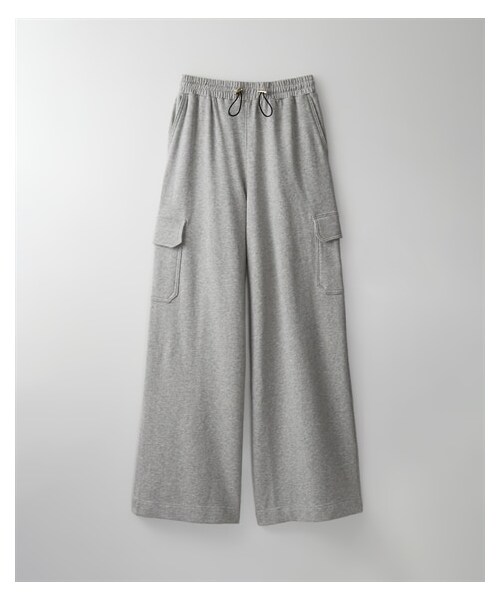 nissen（ニッセン）の「【Essenave】スウェットカーゴワイドパンツ（パンツ・レディース・杢グレー/黒・MTT/LTT/LLTT/3LTT/4LTT/5LTT）」の18枚目の写真