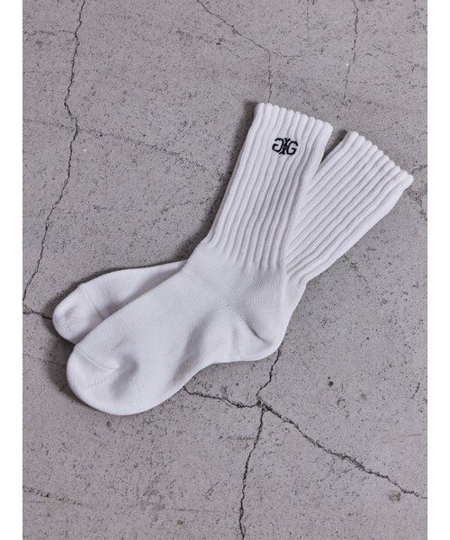 GYDA（ジェイダ）の「GYDA×靴下屋刺繍アメリブソックス（その他雑貨・レディース・オフホワイト/ブラック・F）」の18枚目の写真