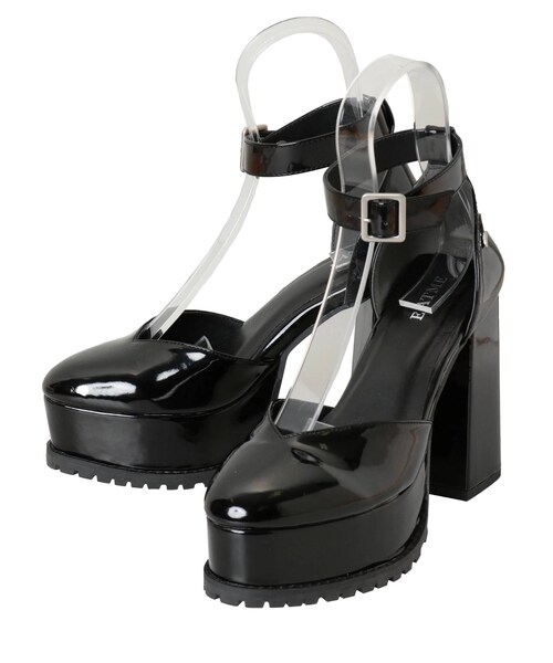 ベルテッドパンプス