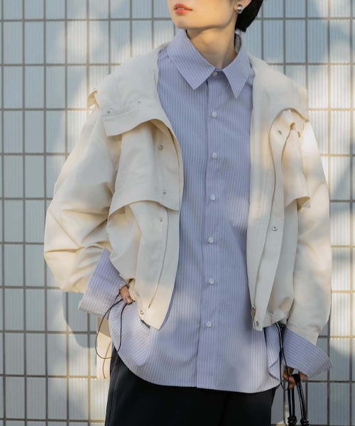 KBF（ケイビーエフ）の「ベストSETマウンテンパーカー（マウンテンパーカー・レディース・NAVY/IVORY/MOSS GRAY・one）」の12枚目の写真