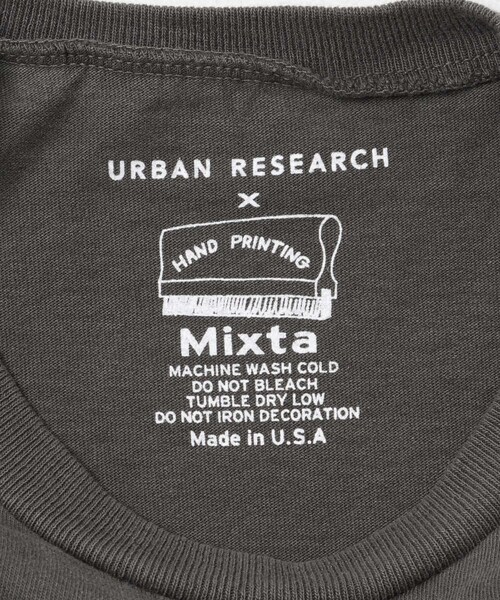 URBAN RESEARCH（アーバンリサーチ）の「『別注』Mixta×URBAN RESEARCH　HEMET（Tシャツ/カットソー・レディース・CAMEL/NATURAL/V BLACK・S）」の13枚目の写真
