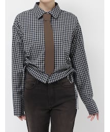 jouetie | ギャザーネクタイシャツ(シャツ/ブラウス)