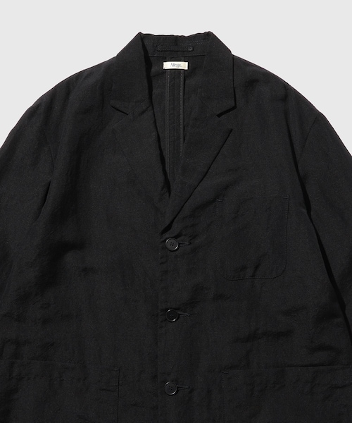 ADAM ET ROPE'(アダムエロペ)の「【Allege./アレッジ】Linen Jacket(その他アウター・メンズ・ブラック・4)」の3枚目の写真