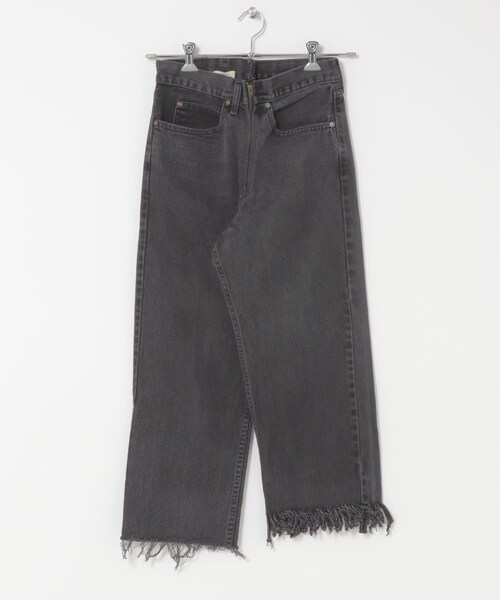 THE GOODLAND MARKET（ザグッドランドマーケット）の「fringe denim PT-BLACK（デニムパンツ・レディース・black1/black2/black3/black4/black5/black6/black7/black8/black9/black10/black11/black12/black13/black14/black15・26/28）」の13枚目の写真