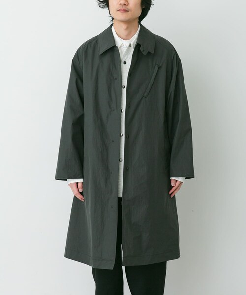 アーバンリサーチドアーズ 4way ステンカラー コート ブラウン URBAN RESEARCH（アーバンリサーチ） ステンカラーコート コート WOOL