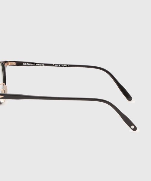 ADAM ET ROPE'（アダムエロペ）の「【NOCHINO OPTICAL/ノチノオプティカル】TSUKUYOMI（メガネ・メンズ・ブラック/ダークブラウン・F）」の8枚目の写真