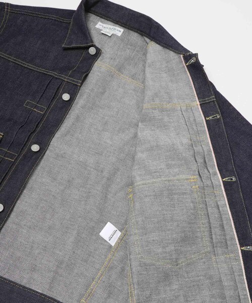 URBAN RESEARCH DOORS（アーバンリサーチドアーズ）の「『別注』SASSAFRAS×DOORS　GARDENER R JACKET（デニムジャケット・メンズ・INDIGO・S/M）」の2枚目の写真