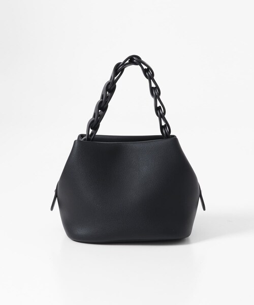 SENSE OF PLACE by URBAN RESEARCH（センスオブプレイスバイアーバンリサーチ）の「チェーンハンドルパフバッグ（ショルダーバッグ・レディース・BLACK/L.BLUE/IVORY・One）」の17枚目の写真