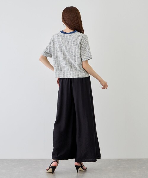 Jayro(ジャイロ)の「フレアワイドパンツ(その他パンツ・レディース・ブラック/グレー/ホワイト系/ベージュ・F)」の17枚目の写真