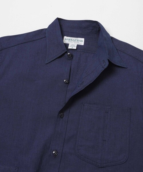 URBAN RESEARCH DOORS(アーバンリサーチドアーズ)の「SASSAFRAS DIGGIN SHIRTS(シャツ/ブラウス・メンズ・INDIGO・S/M/L)」の4枚目の写真
