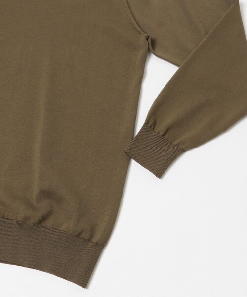 URBAN RESEARCH DOORS(アーバンリサーチドアーズ)の「LIFE STYLE TAILOR ハイゲージクルーネック長袖ニット(ニット/セーター・メンズ・GRY WHITE/KHK MOCHA/GRAY・M/L)」の13枚目の写真