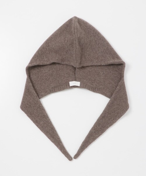 かぐれ（カグレ）の「ヤクウールフードマフラー（マフラー・レディース・CHARCOAL/MOCHA・Free）」の9枚目の写真