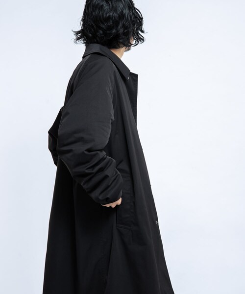 EKAL（エカル）の「SOLOTEXツイルトラベルコート（ステンカラーコート・メンズ・ネイビー/ブラック・M/L）」の13枚目の写真