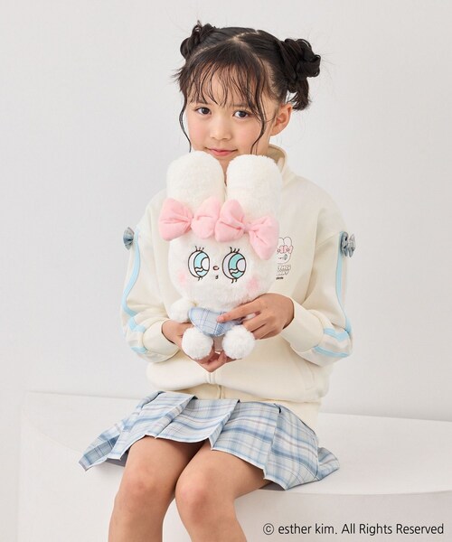 ROPE' PICNIC（ロペピクニック）の「【Esther Bunny Little meets ROPE' PICNIC】ぬいぐるみ（その他雑貨・レディース・ホワイト/ピンク・F）」の8枚目の写真
