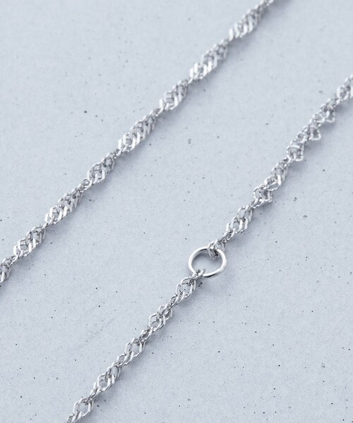 ROPE'(ロペ)の「【Lulu】R(ロペ アール)PT スクリューチェーンショートネックレス(ネックレス・レディース・シルバー系・F)」の11枚目の写真
