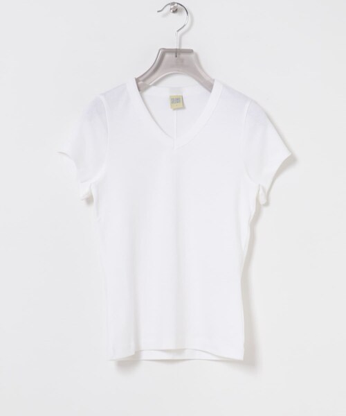 URBAN RESEARCH(アーバンリサーチ)の「FLORE FLORE JILL BABY T-SHIRTS(Tシャツ/カットソー・レディース・WHITE/BLACK/OFF WHITE/EVERGREEN/STRAW/MULBERRY・S)」の8枚目の写真