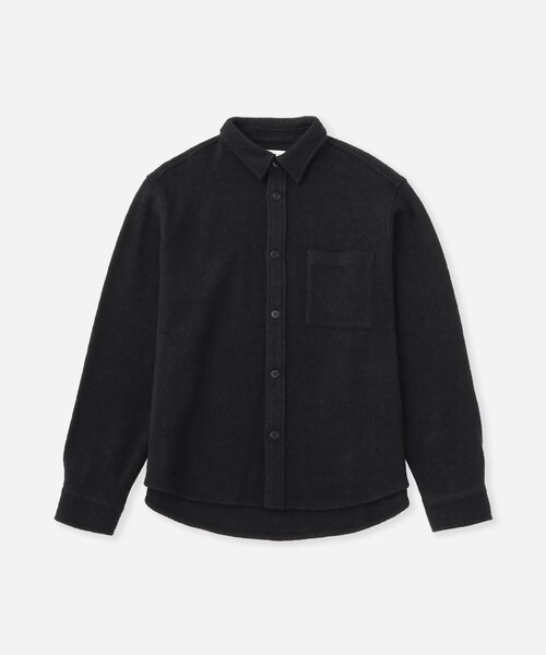 Saturdays NYC(サタデーズ ニューヨークシティ )の「Ryan Heavy Boucle Shirt(シャツ/ブラウス・レディース・ブラック/ブラウン・L/M/S/XL)」の6枚目の写真