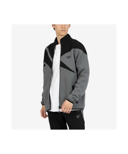 Reebok(リーボック)の「ビッグベクター ジャケット / CONTRAST PANEL FUNNELNECK JACKET (アウトドア/スポーツ・メンズ・100239675/100239679/100239681・S/M/L/XL/LL)」の6枚目の写真