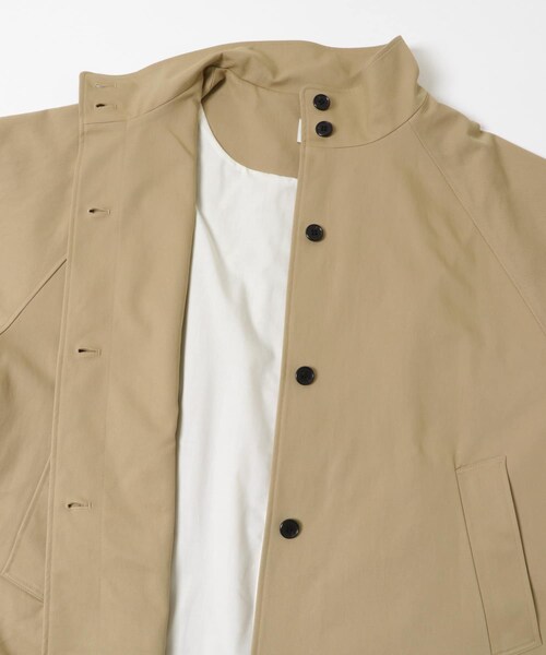 URBAN RESEARCH DOORS（アーバンリサーチドアーズ）の「『撥水』BACKヨークスタンドカラーコート（テーラードジャケット・レディース・L.BEIGE/BEIGE・Free）」の15枚目の写真