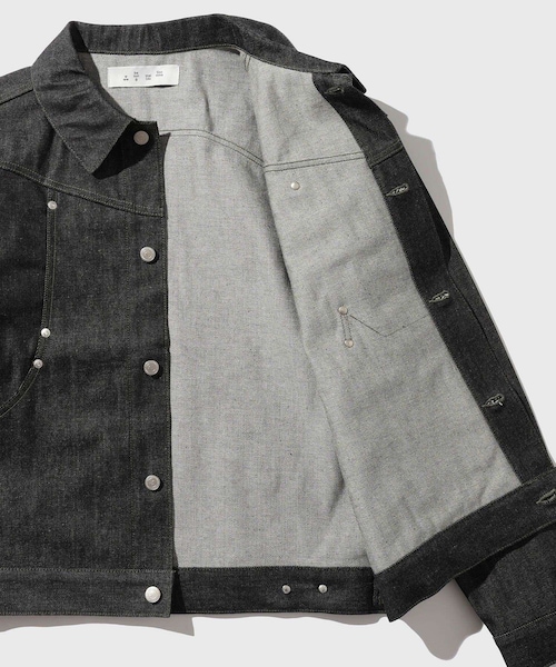 ADAM ET ROPE'(アダムエロペ)の「【BAL/バル】CURB POCKET DENIM JACKET(デニムジャケット・メンズ・ブラック/ネイビー・1/2)」の13枚目の写真