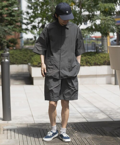 EKAL（エカル）の「『撥水/接触冷感/UR TECH』ナイロンタッサーショーツ（その他パンツ・メンズ・グラファイト/レイクブルー/ネイビー・M/L）」の10枚目の写真