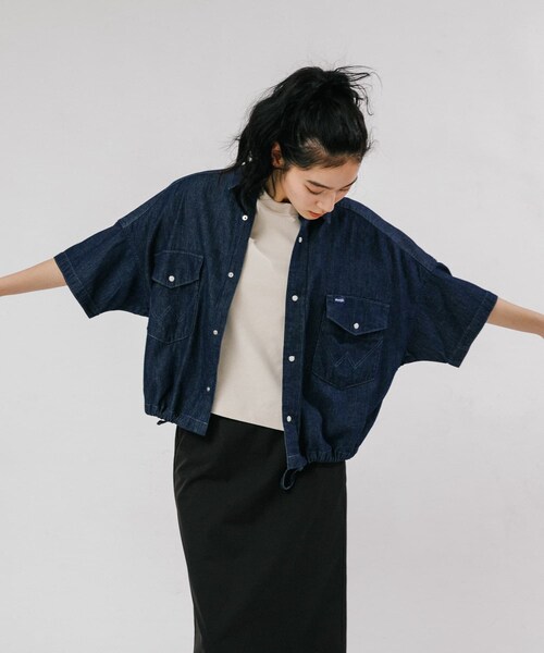 EKAL(エカル)の「『別注』Wrangler×EKAL ライトデニムワークシャツ(シャツ/ブラウス・レディース・USED/O.W・Free)」の19枚目の写真