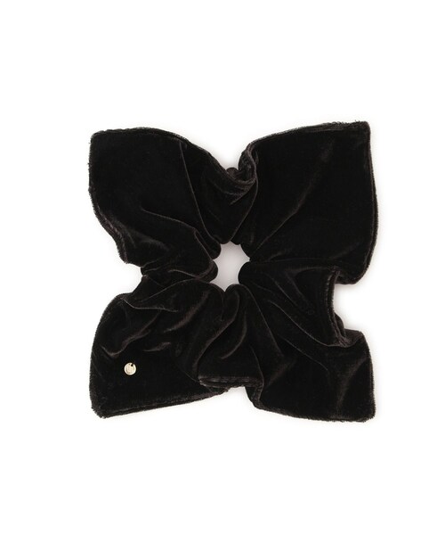 VIS（ビス）の「スクエアベロアシュシュ（シュシュ・レディース・ブラック/ダークブラウン・F）」の11枚目の写真