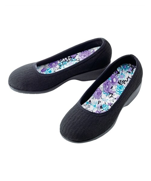 nissen（ニッセン）の「軽量のびのびパンプス（パンプス・メンズ・ブラック・M=22.5~23.0cm/L=23.5~24.0cm/LL=24.5~25.0cm）」の4枚目の写真