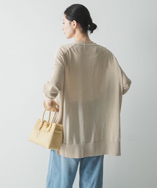 URBAN RESEARCH(アーバンリサーチ)の「UVカット加工ガウンカーディガン(カーディガン/ボレロ・レディース・BLACK/BEIGE・Free)」の17枚目の写真