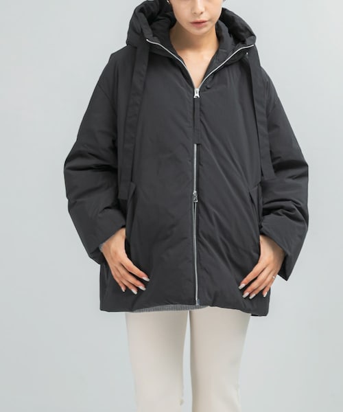 URBAN RESEARCH ROSSO（アーバンリサーチロッソ）の「upper hights　Bern（ブルゾン・レディース・BLACK/IVORY・1）」の7枚目の写真