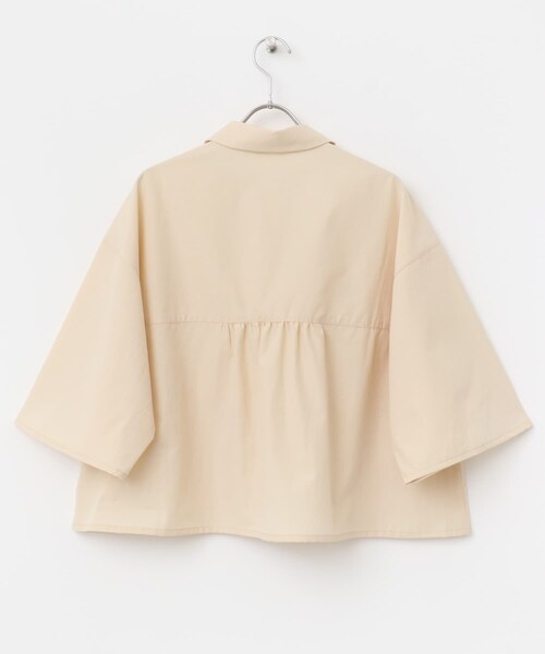 URBAN RESEARCH ROSSO（アーバンリサーチロッソ）の「F by ROSSO　ハーフスリーブクロップドシャツ（シャツ/ブラウス・レディース・OFF WHITE/P/BEIGE・FREE）」の20枚目の写真