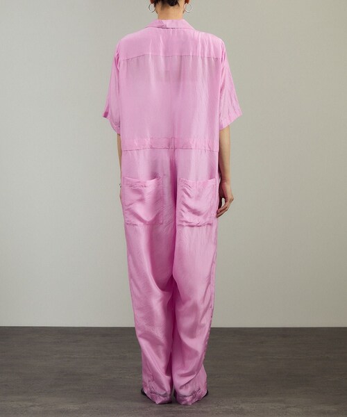 ADAM ET ROPE'（アダムエロペ）の「【WONDER FULL LIFE/ワンダーフルライフ】トラベラーズ2 オールインワン（つなぎ/オールインワン・レディース・ネイビー/ピンク・S）」の14枚目の写真