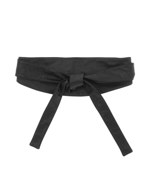 LAGUNAMOON（ラグナムーン）の「ウエストサッシュベルト（ベルト・レディース・キャメル/ブラック・F）」の4枚目の写真