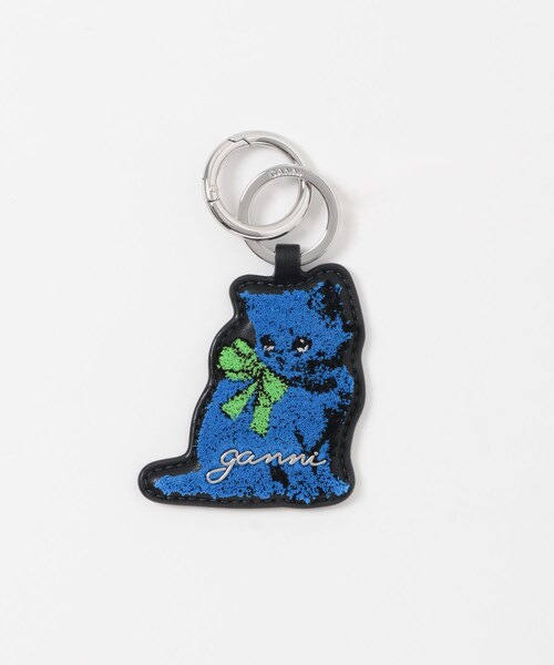 GANNI　Cat Keyring