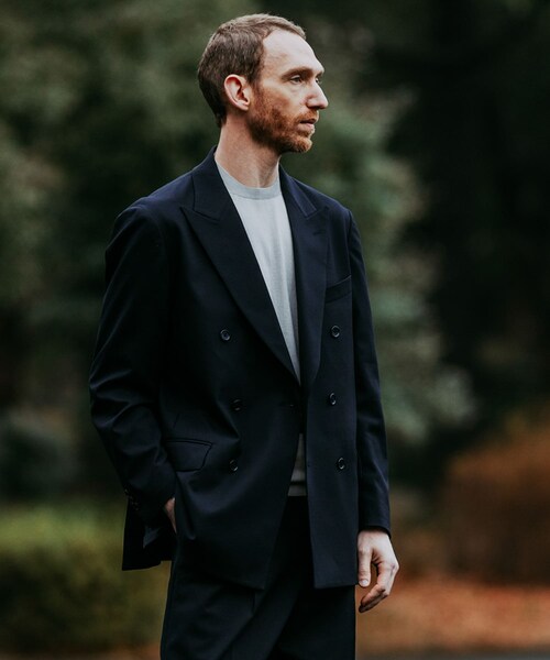 URBAN RESEARCH DOORS（アーバンリサーチドアーズ）の「『イージーケア』LIFE STYLE TAILOR　ストレッチオックスWジャケット（その他アウター・メンズ・BLACK/GRAY・S/M/L/XL）」の12枚目の写真