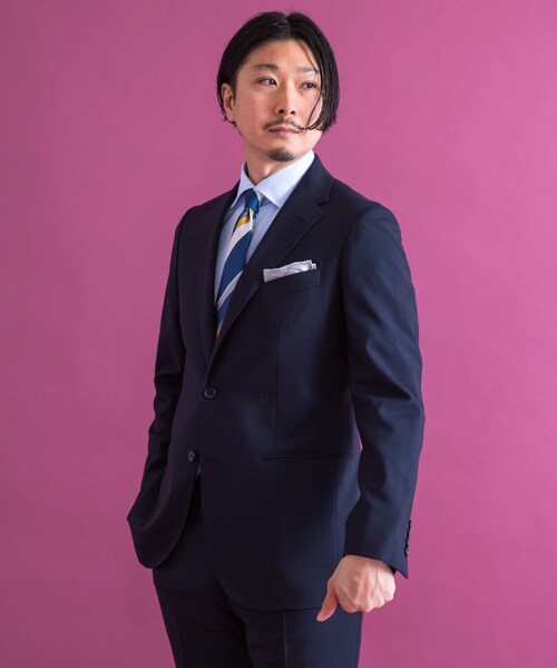 URBAN RESEARCH DOORS（アーバンリサーチドアーズ）の「LIFE STYLE TAILOR　ウォッシャブルストレッチジャケット（その他アウター・メンズ・NAVY/GRAY・44/46/48/50）」の19枚目の写真
