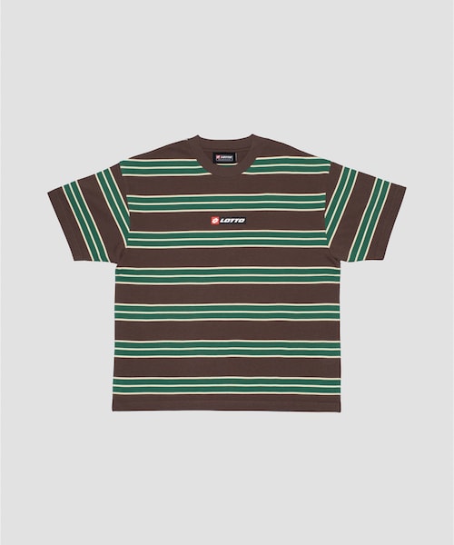 URBAN RESEARCH（アーバンリサーチ）の「LOTTO　MULTI BORDER T-SHIRTS（Tシャツ/カットソー・メンズ・WHITE/BROWN/NAVY・M/L/XL）」の3枚目の写真