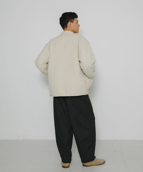 URBAN RESEARCH Sonny Label（アーバンリサーチサニーレーベル）の「『別注』ARMY TWILL×Sonny Label　Reversible Jacket（テーラードジャケット・メンズ・IVORY/KHAKI/BLACK/NAVY・S/M/L）」の18枚目の写真