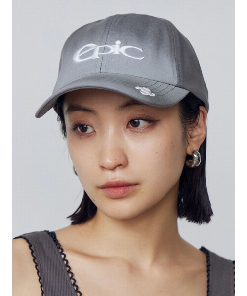 EMODA（エモダ）の「ウォッシュロゴキャップ（キャップ・レディース・グレー/ブラック/ブラウン・F）」の22枚目の写真