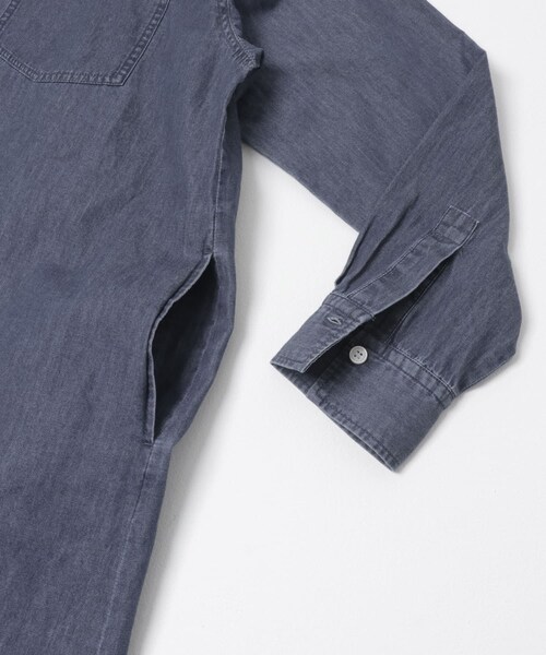 URBAN RESEARCH DOORS（アーバンリサーチドアーズ）の「ライトコットンデニムシャツワンピース（ワンピース・レディース・L.INDIGO/INDIGO・Free）」の15枚目の写真