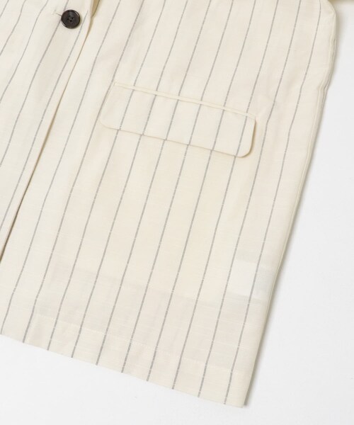 KBF（ケイビーエフ）の「BASICテーラードジャケット（テーラードジャケット・レディース・IVORY st/BLACK/NAVY st/BEIGE・One）」の14枚目の写真